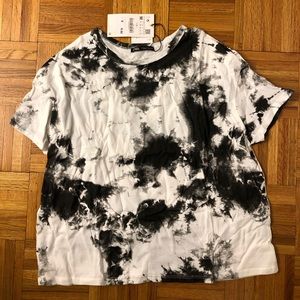 Zara TRF Tie Dye Printed Tee